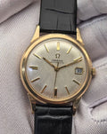 Omega 10K Gold Filled Bezel Automatic Date Watch 34mm Cal.563 240-3900