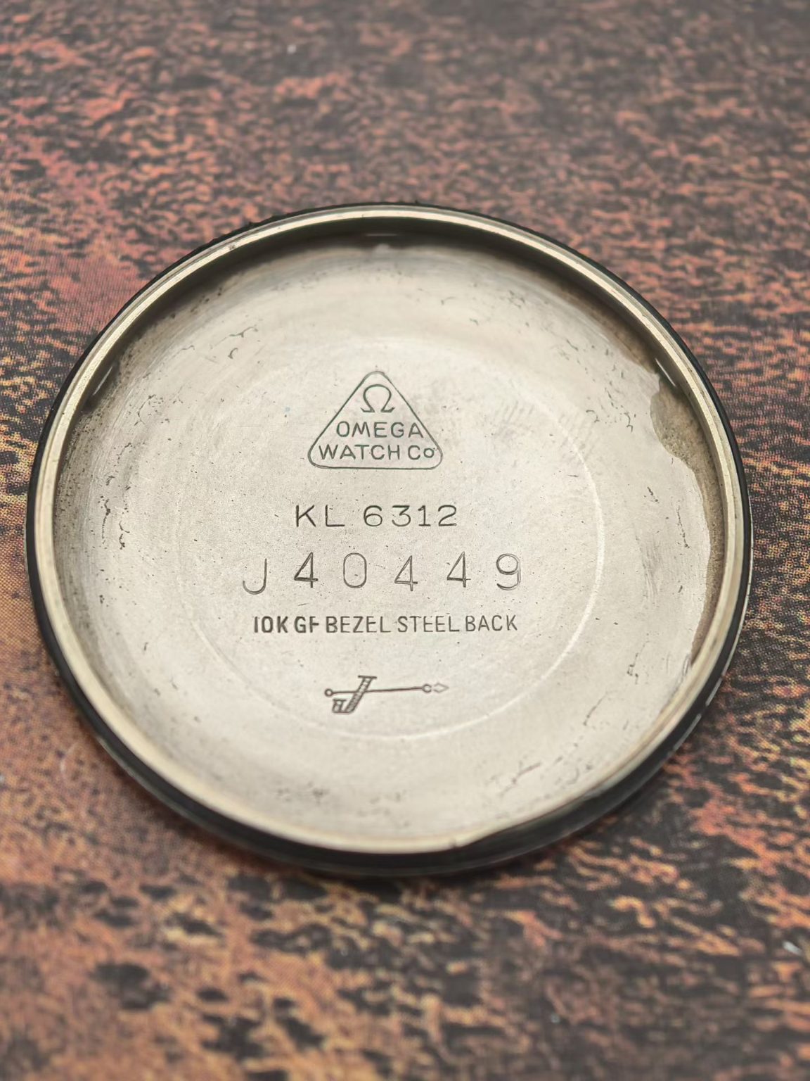 Omega 10K Gold Filled Bezel Automatic Date Watch 34mm Cal.563 240-3900