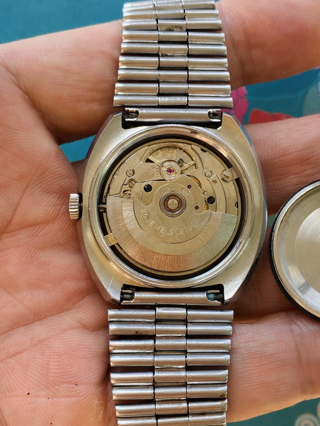 Swiss Made Titoni Airmaster Day Date Automatic Watch 37.5mm 25 Jewels 237-0360