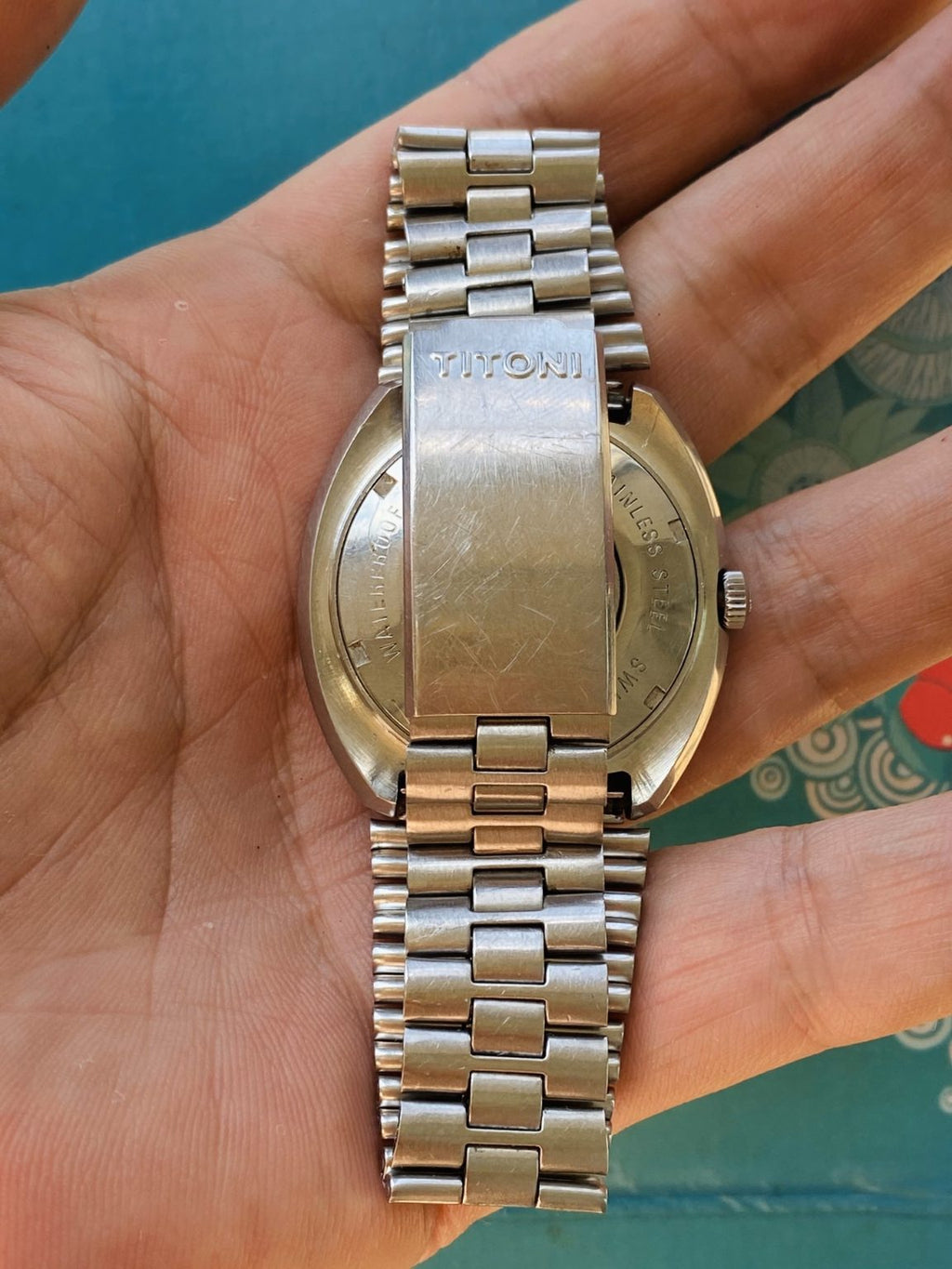 Swiss Made Titoni Airmaster Day Date Automatic Watch 37.5mm 25 Jewels 237-0360