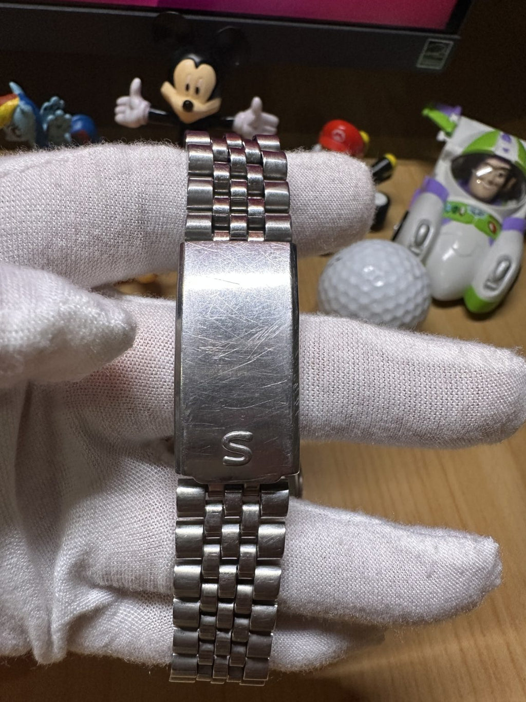 Swiss Made Sandoz Day Date President Automatic Watch 25 Jewels 35.8MM 157-0538