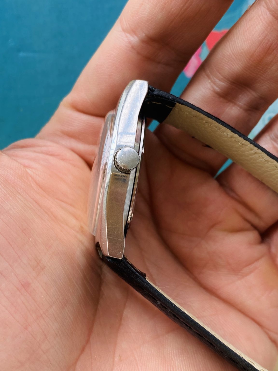 France Made HERMA Vintage Manual-Winding Mens' Watch 34.5mm 17 Jewels 257-0100