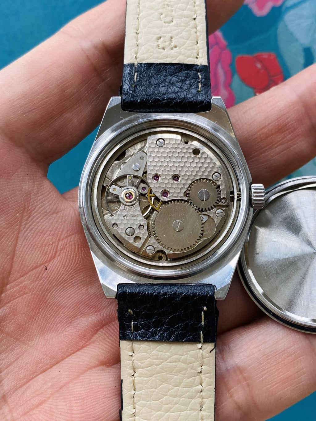 France Made HERMA Vintage Manual-Winding Mens' Watch 34.5mm 17 Jewels 257-0100