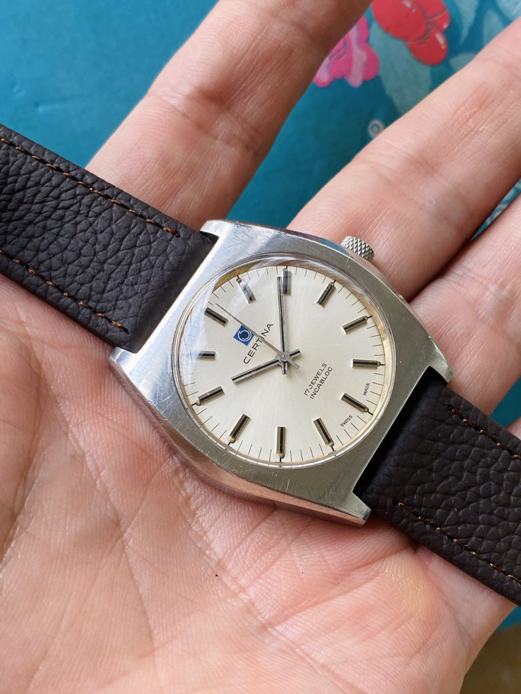 Swiss Made Certina Manual Wind Mens' Watch 37.3mm 2566 17 Jewels 288-0278