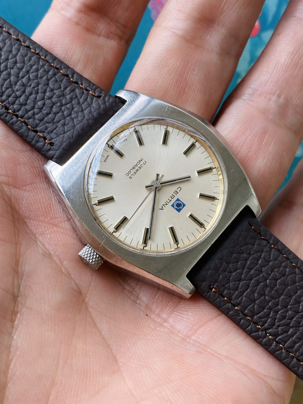 Swiss Made Certina Manual Wind Mens' Watch 37.3mm 2566 17 Jewels 288-0278