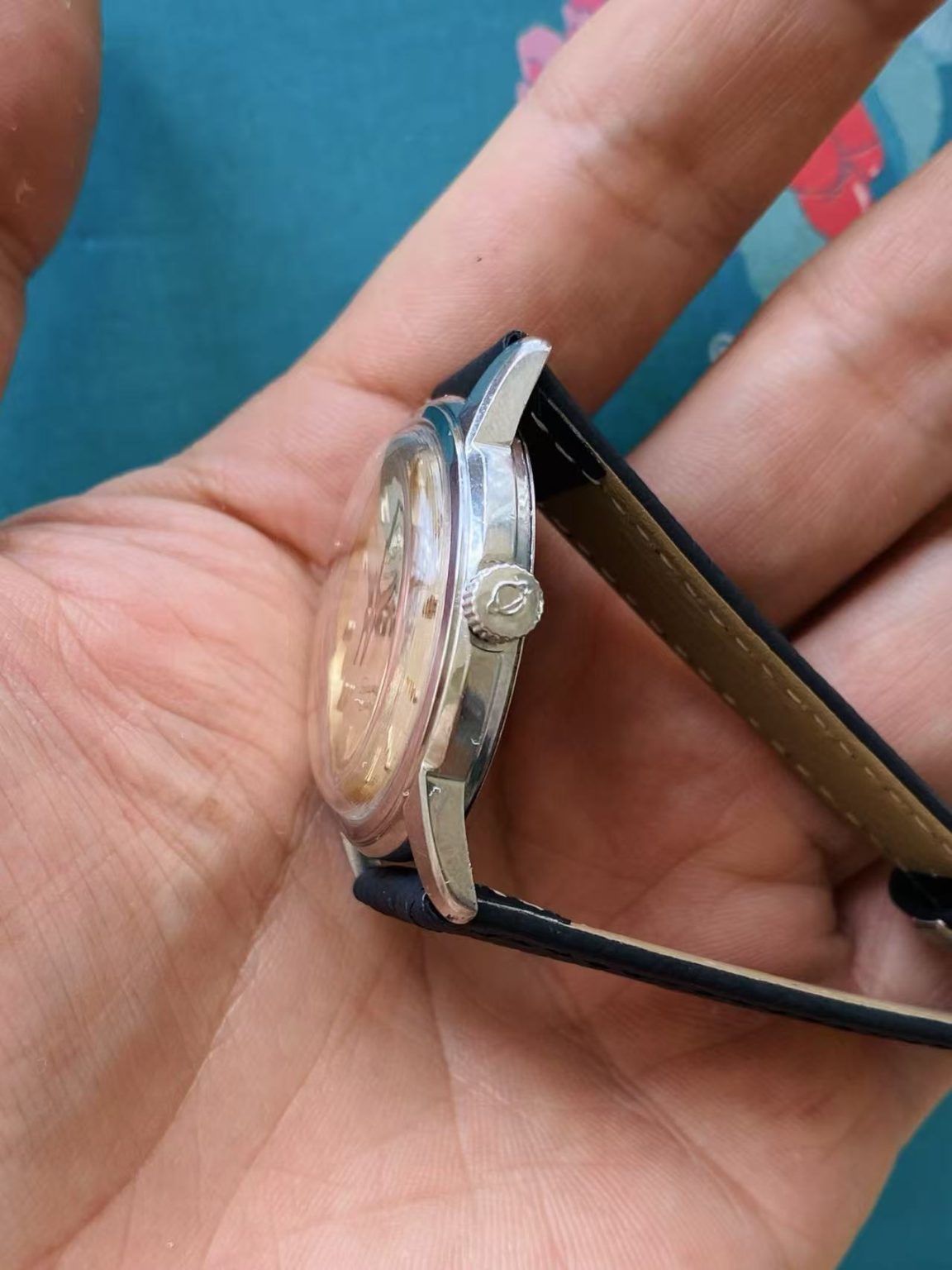 ENICAR Manual-Wind Swiss Watch 34.8mm AR1290 Finished Large 17Jewels 122-0198