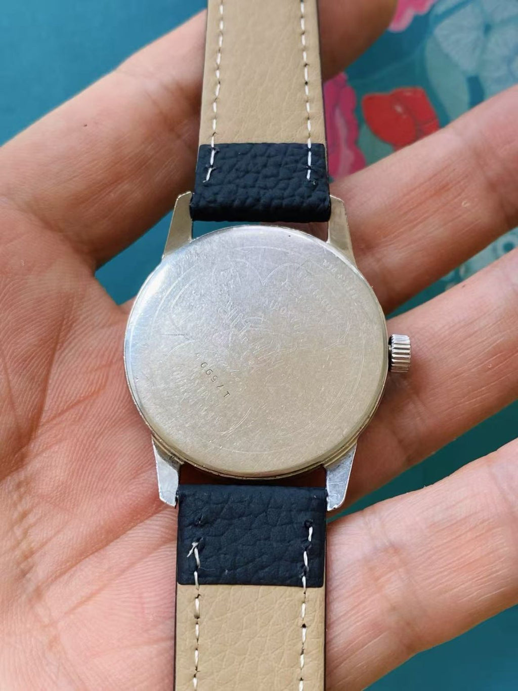 ENICAR Manual-Wind Swiss Watch 34.8mm AR1290 Finished Large 17Jewels 122-0198