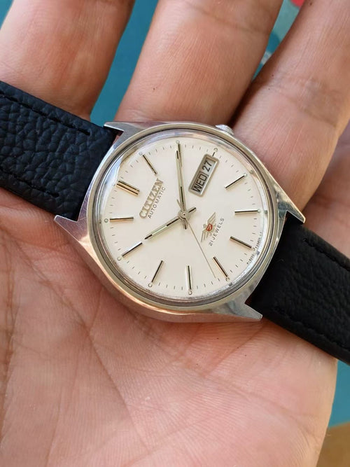 CITIZEN Automatic Day Date Watch Classic Model 36.5mm 8200 21Jewels 228-0138