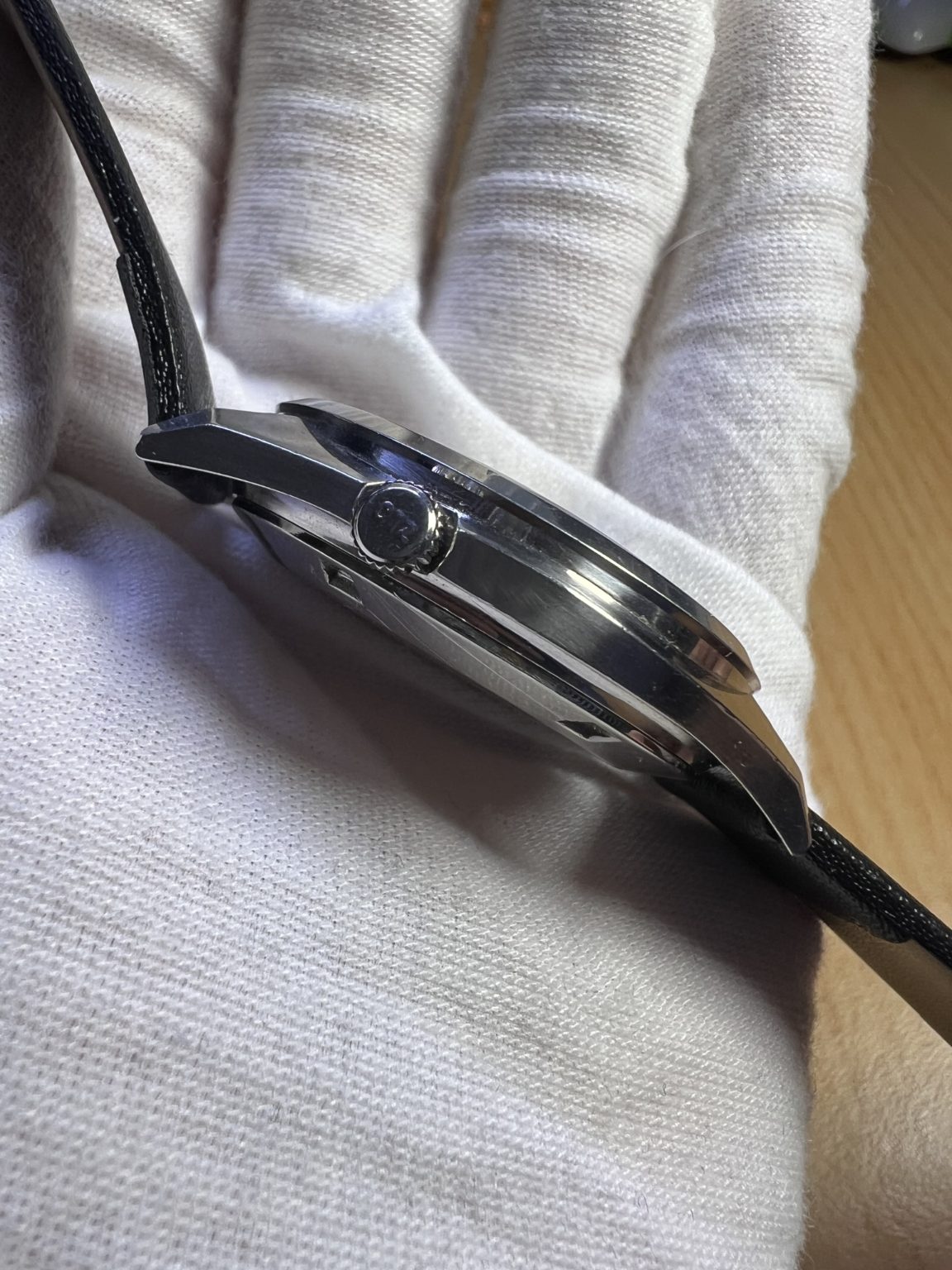 Citizen Leopard Day Date Automatic Watch 28800bph 7700-7714SI-Y 35MM 238-0590