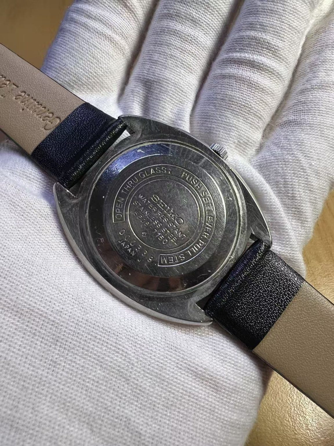 Seiko Lord Matic LM Day Date Automatic Watch 5606-7380R 23 Jewels 222-0310