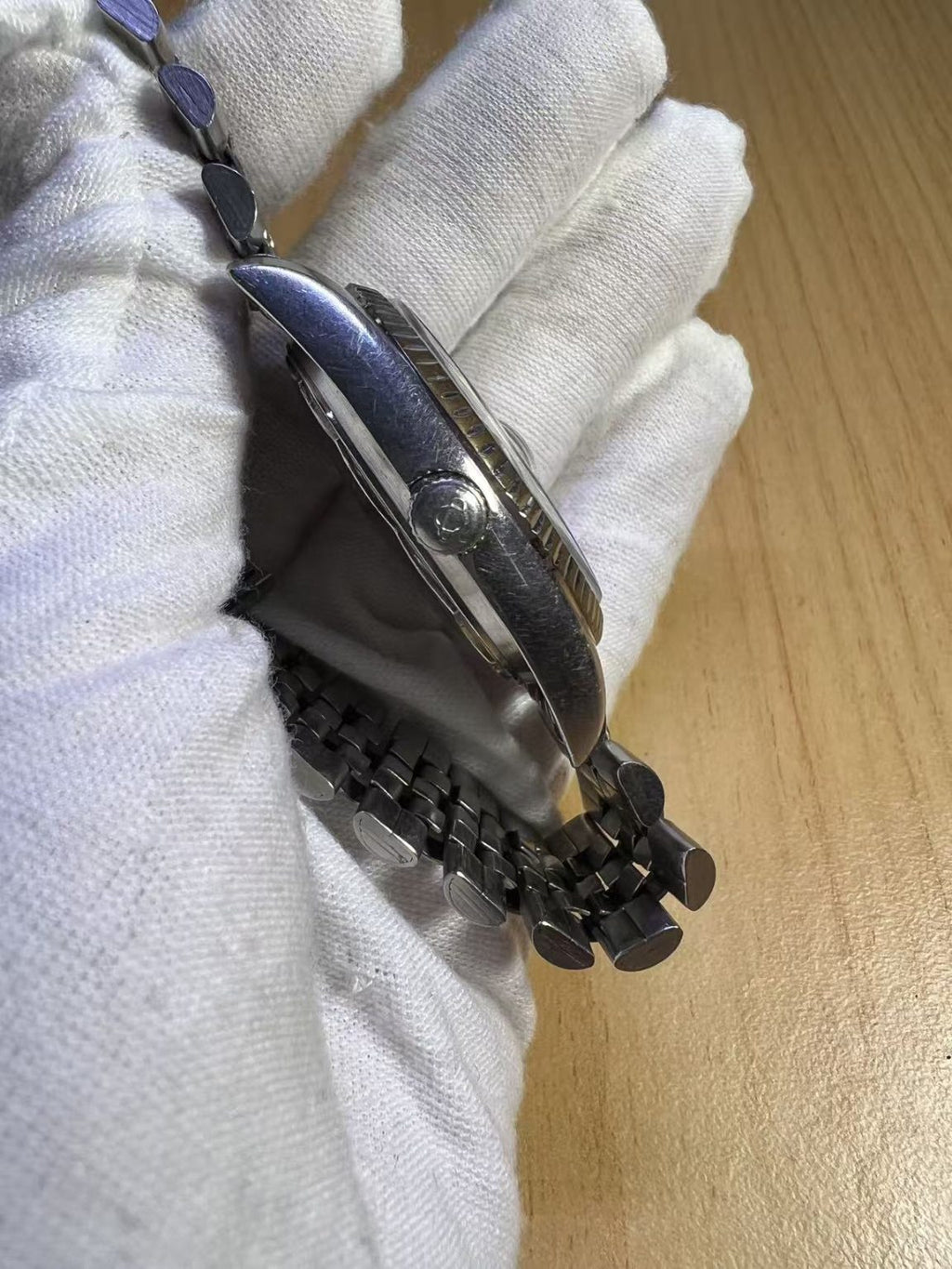 Swiss Made Enicar Day Date Automatic Watch 2169 25 Jewels 36MM 294-0420