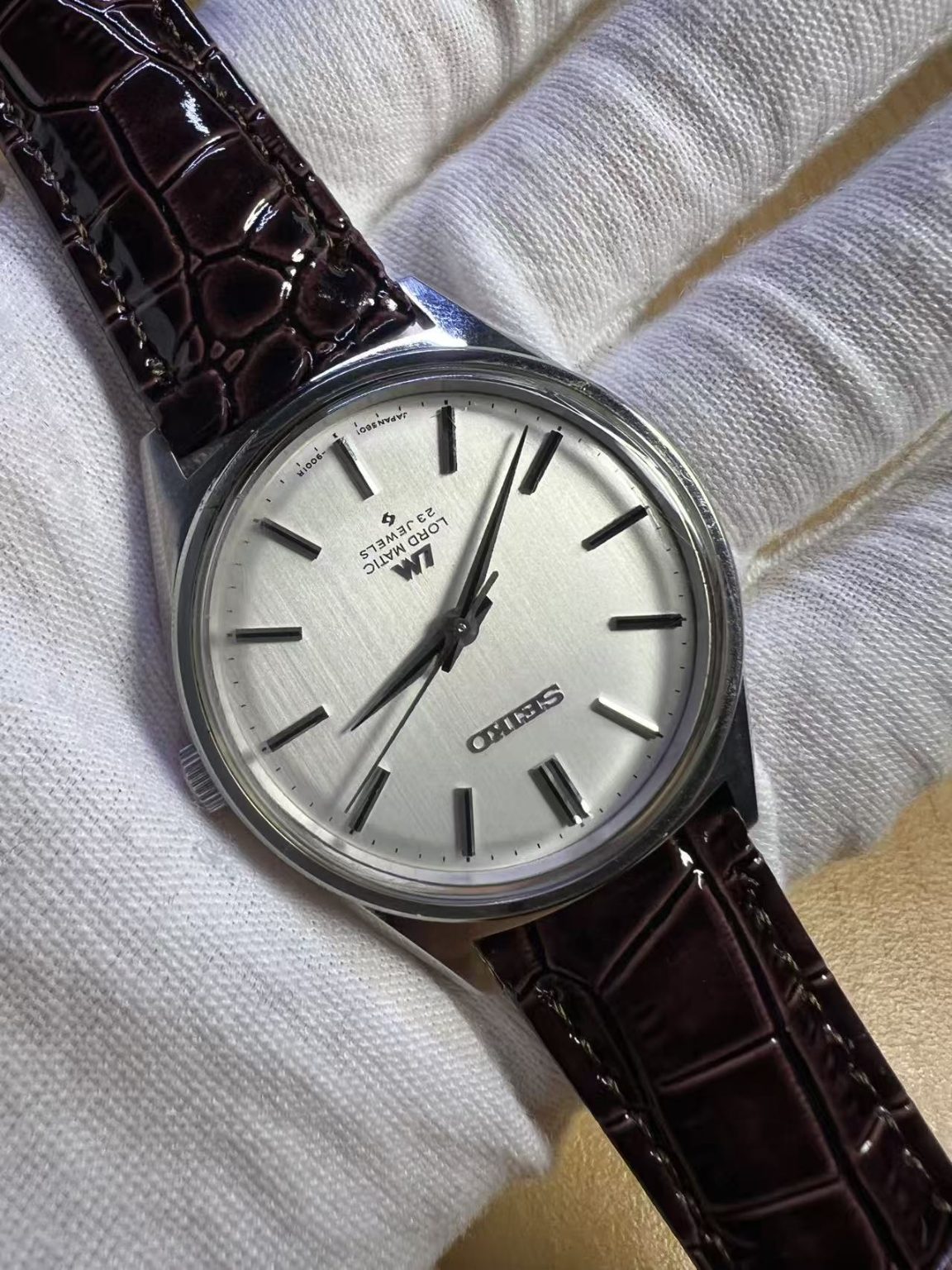 Rare Seiko Lord Matic LM Automatic Watch 5601-9001R 23 Jewels 35MM 290-0570