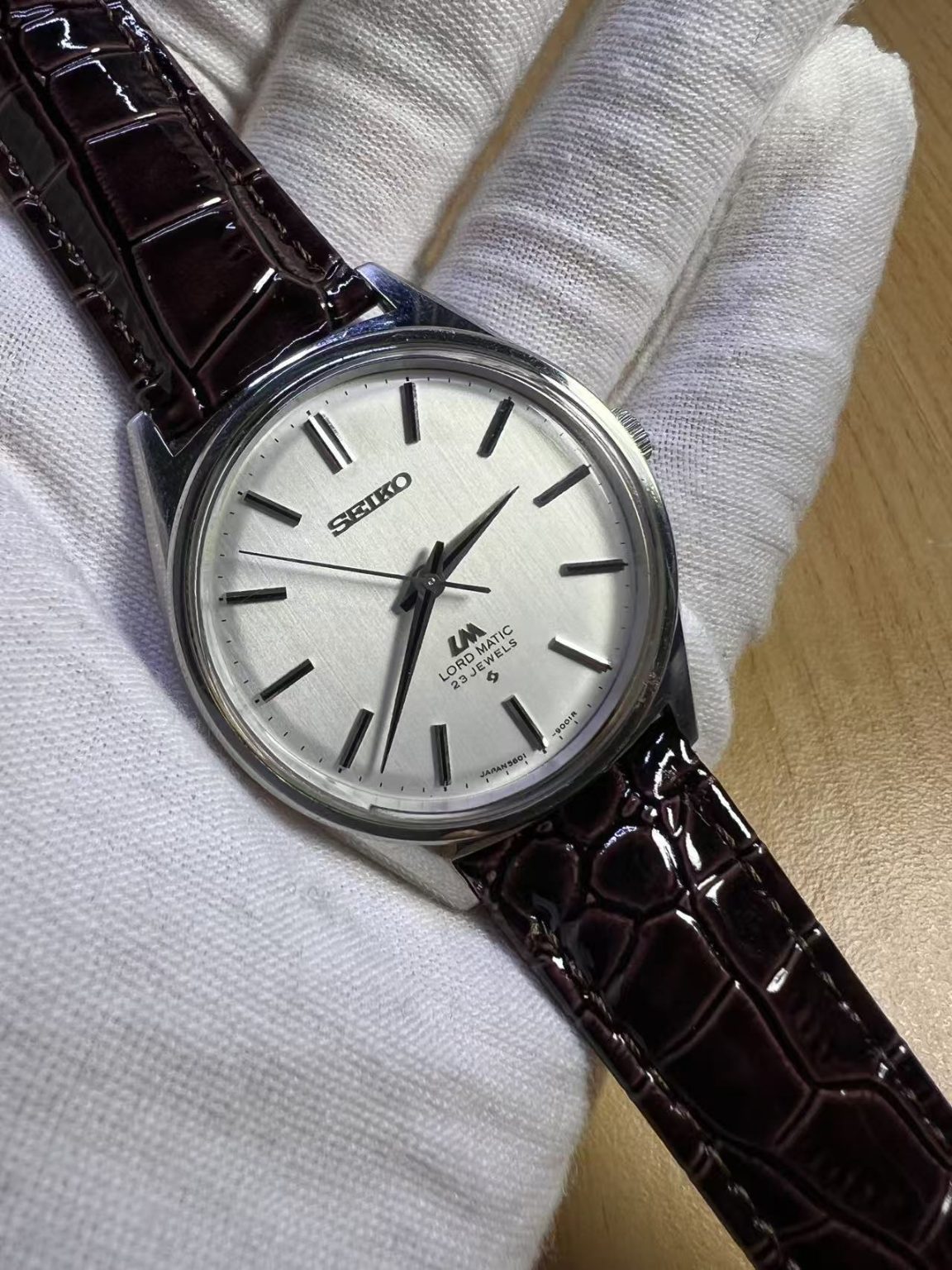 Rare Seiko Lord Matic LM Automatic Watch 5601-9001R 23 Jewels 35MM 290-0570