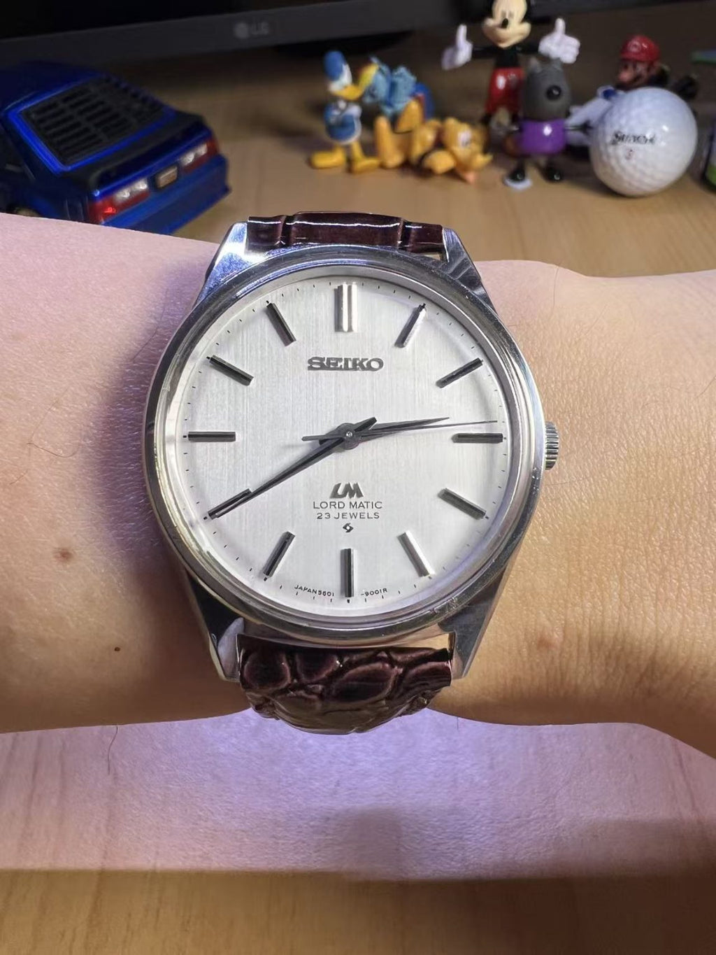 Rare Seiko Lord Matic LM Automatic Watch 5601-9001R 23 Jewels 35MM 290-0570