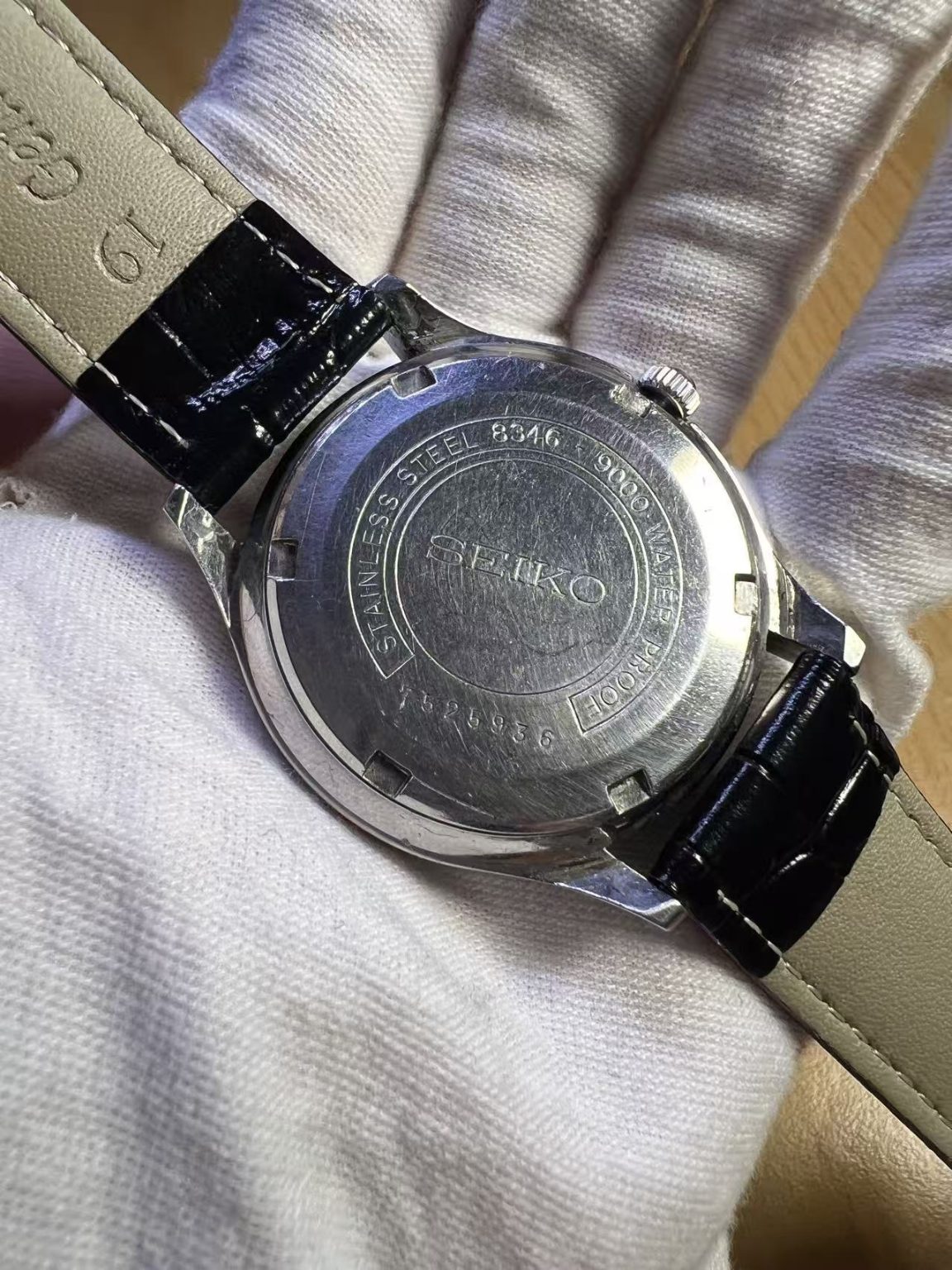 Seiko BUSINESS-A Day Date Automatic Watch 8346-9001S AD 27 Jewels 36MM 215-0300