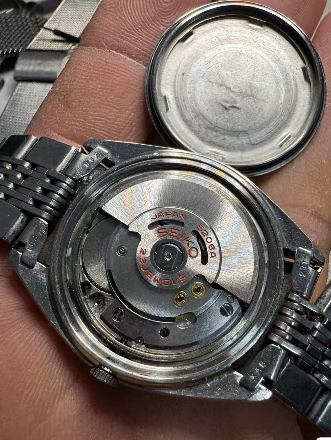 Seiko Lord Matic LM Day Date Automatic Watch 5206-6020R 23 Jewels 35MM 241-0550