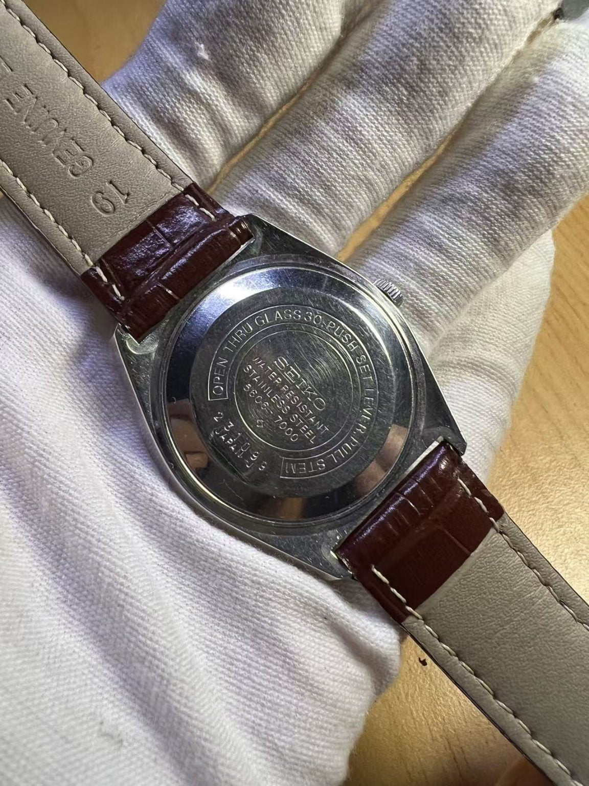 Seiko Lord Matic LM Day Date Automatic Watch 5606-7001T 23 Jewels 36MM 209-0520