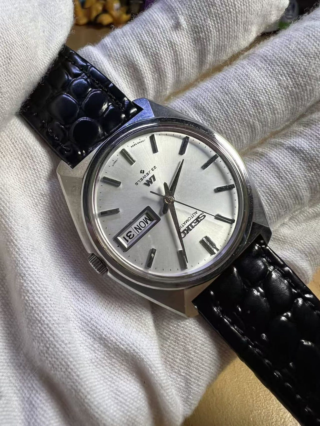 Seiko Lord Matic LM Day Date Automatic Watch 5606-7001T 23 Jewels 36MM 250-0520