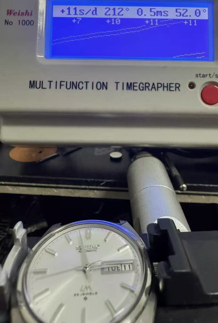 Seiko Lord Matic LM Day Date Automatic Watch 5606-7001T 23 Jewels 36MM 250-0520