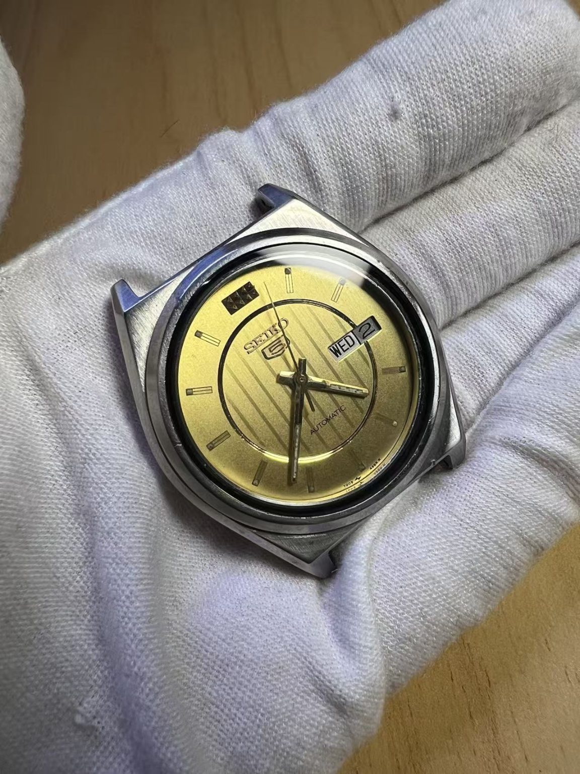 Seiko Number 5 Day Date Automatic Watch 7009-498RR 17 Jewels 36MM 152-0100