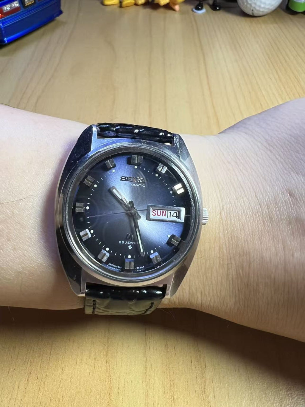 Rare Seiko Lord Matic LM Day Date Automatic Watch 5606A 25 Jewels 36MM 233-0520