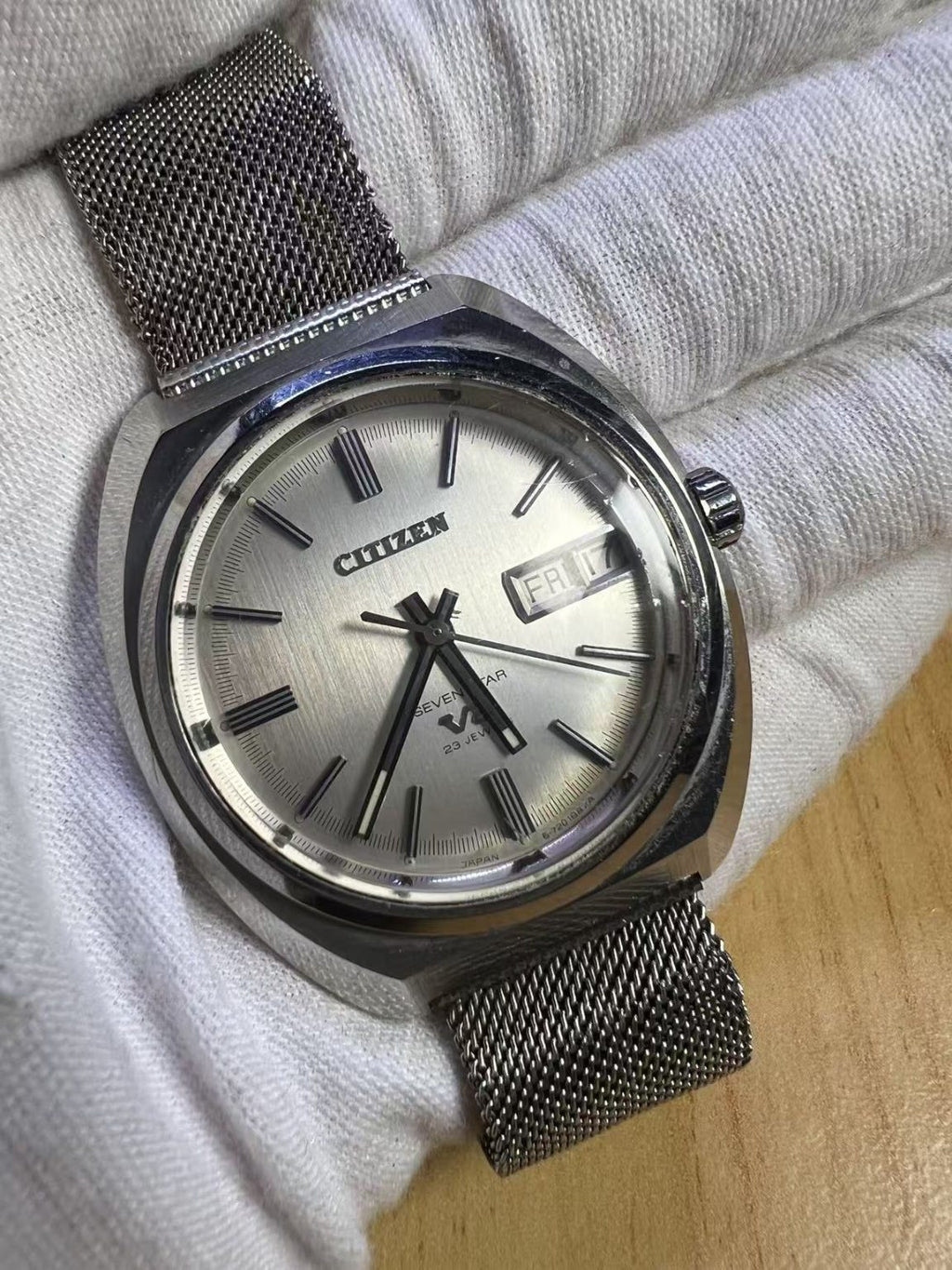 Citizen V2 Day Date Automatic Watch G-720188 KA 23 Jewels 38MM 188-0350