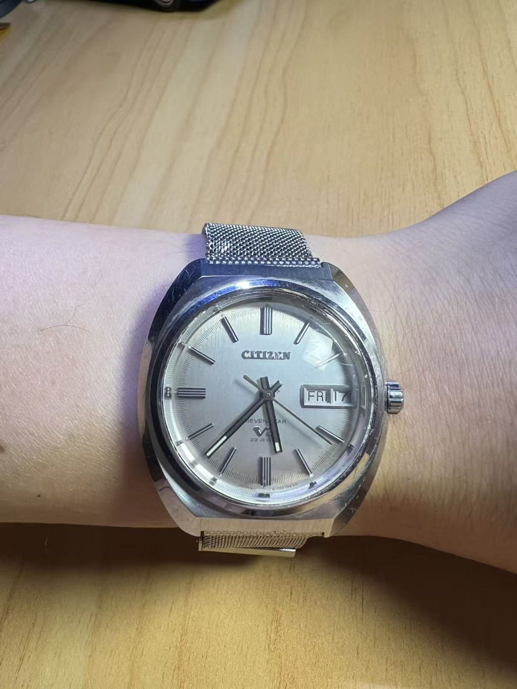 Citizen V2 Day Date Automatic Watch G-720188 KA 23 Jewels 38MM 188-0350