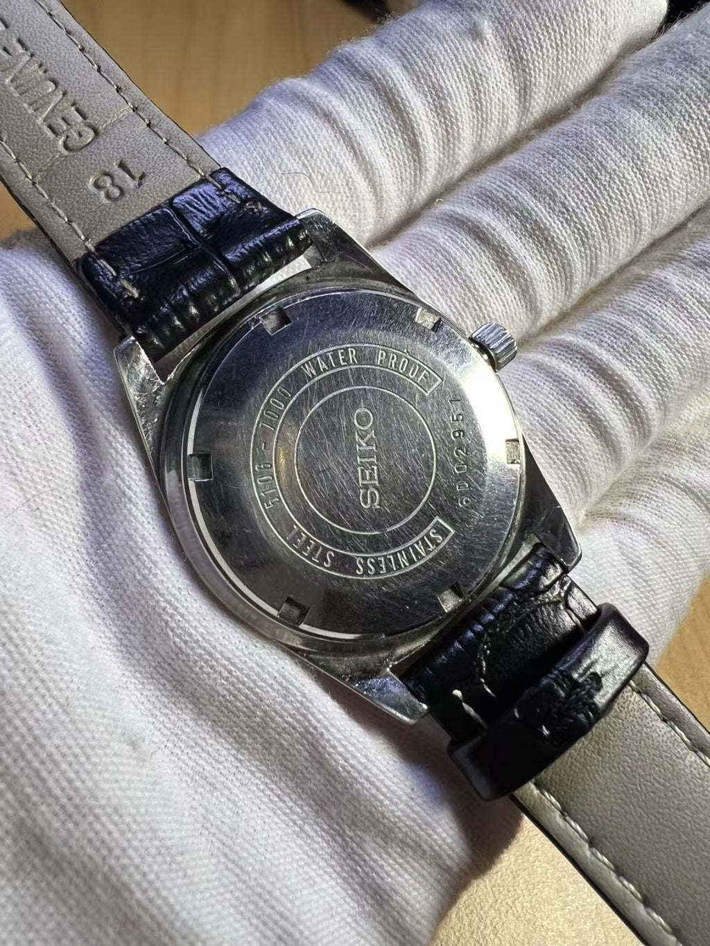 Seiko SEIKOMATIC-P Day Date Automatic Watch 5106-7000T 33 Jewels 36MM 291-0560