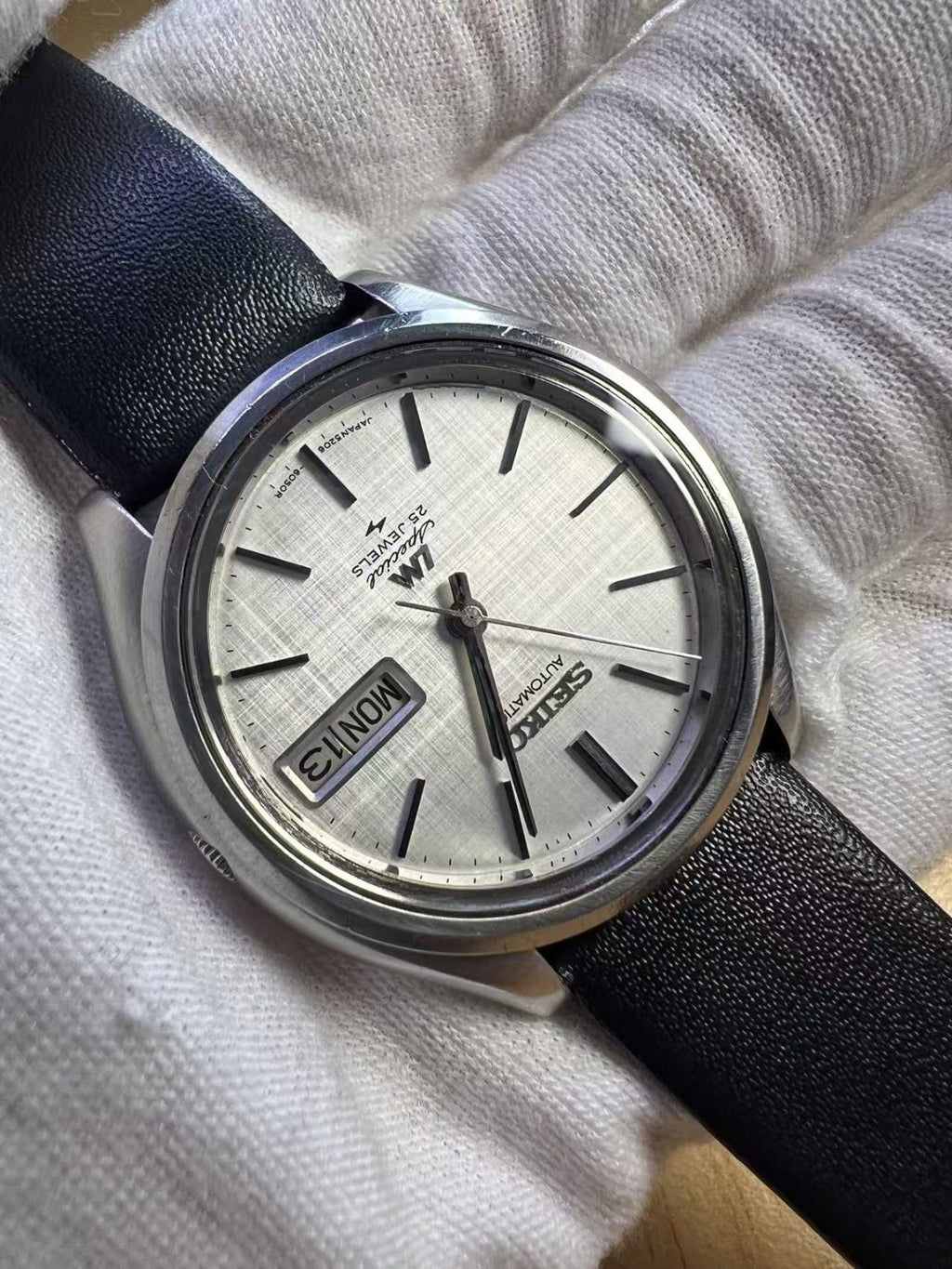 Seiko Lord Matic LM Special Day Date Automatic Watch 5206 25Jewels 36MM 242-0550