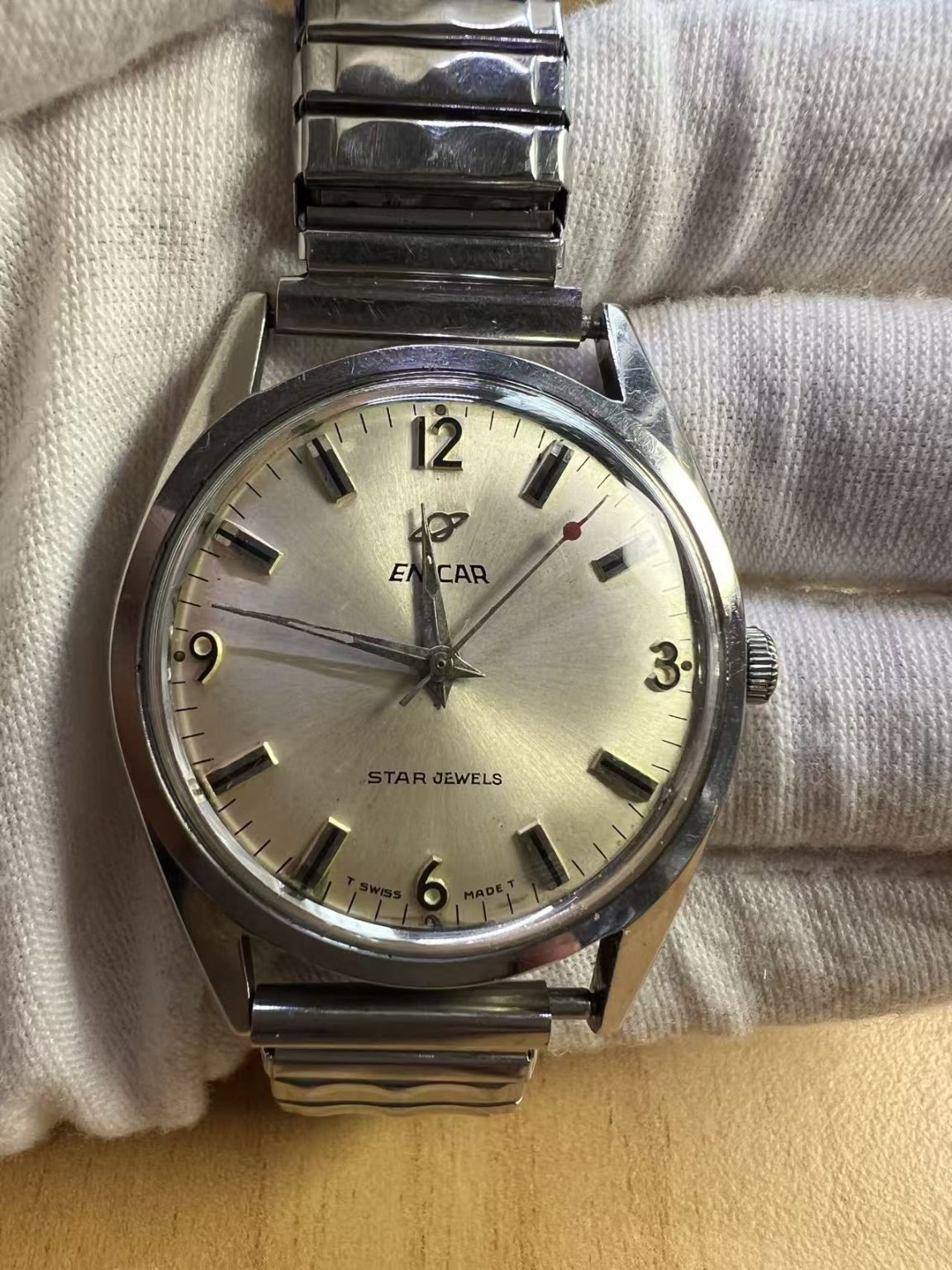 Swiss Made Enicar Star Jewels Manual-Winding Watch 17 Jewels 35MM 149-0188