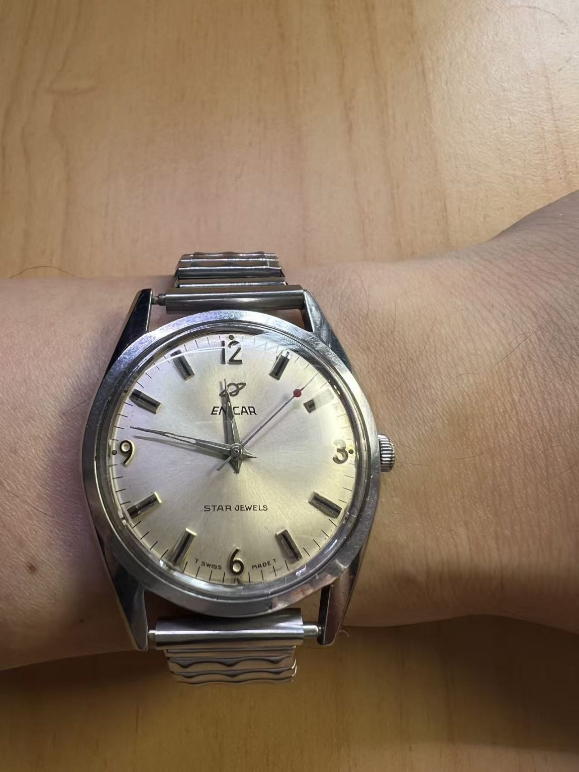 Swiss Made Enicar Star Jewels Manual-Winding Watch 17 Jewels 35MM 149-0188