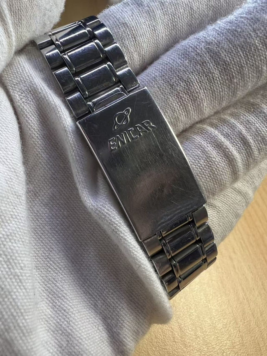 Swiss Made Enicar Day Date Automatic Watch Cal.2158 21 Jewels 35MM 223-0388