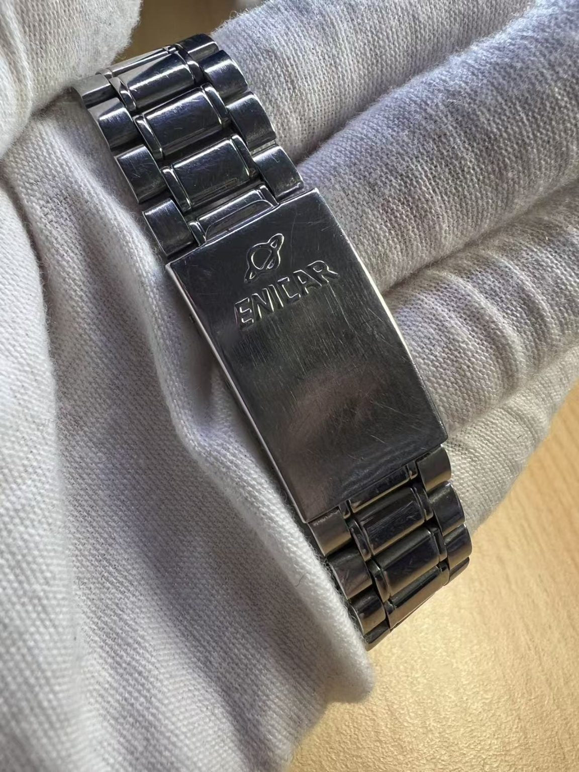 Swiss Made Enicar Day Date Automatic Watch Cal.2158 21 Jewels 35MM 223-0388