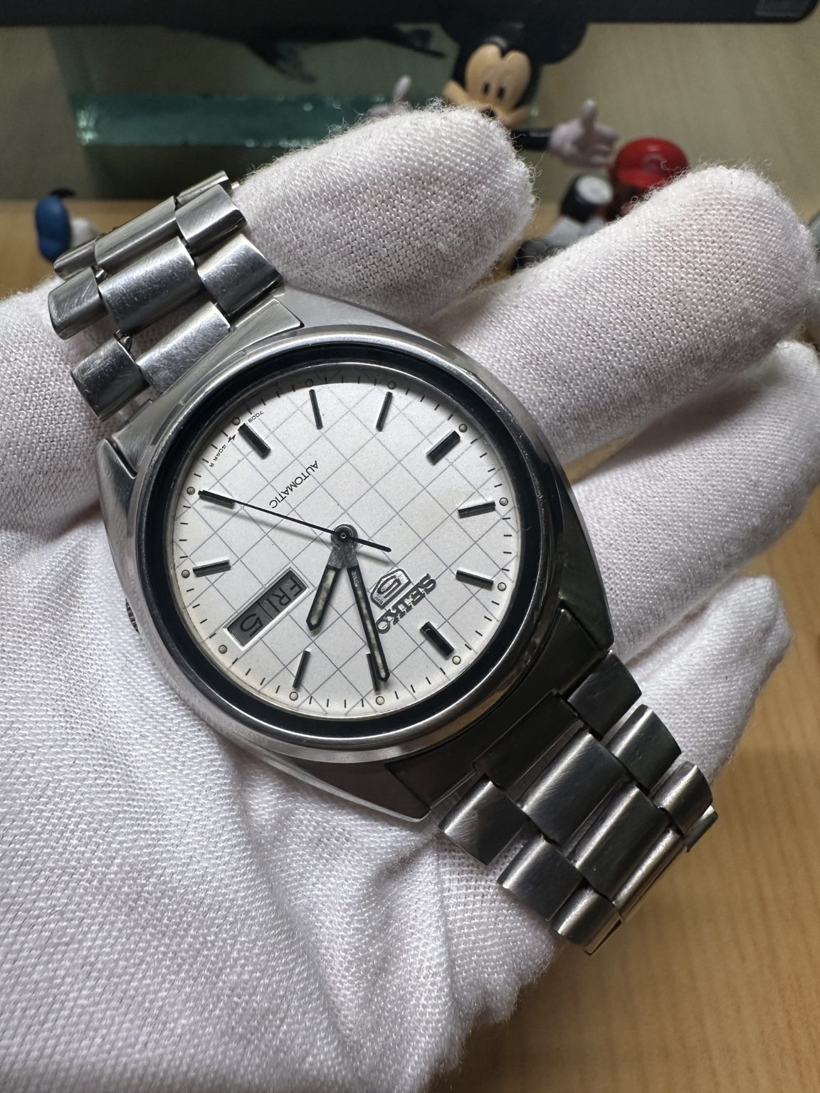 Seiko Men's Number 5 Automatic Day Date Watch Cal.7009 36mm 204-0150