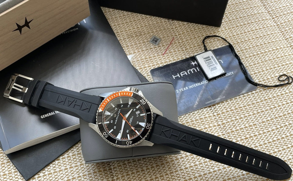 Hamilton Khaki Navy Scuba Automatic Watch H82305331 40mm Full Set 276-2100