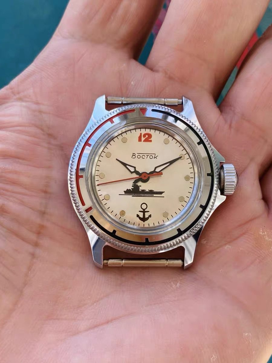 Very Rare! VOSTOK Manual Winding Watch 34mm 328-0238