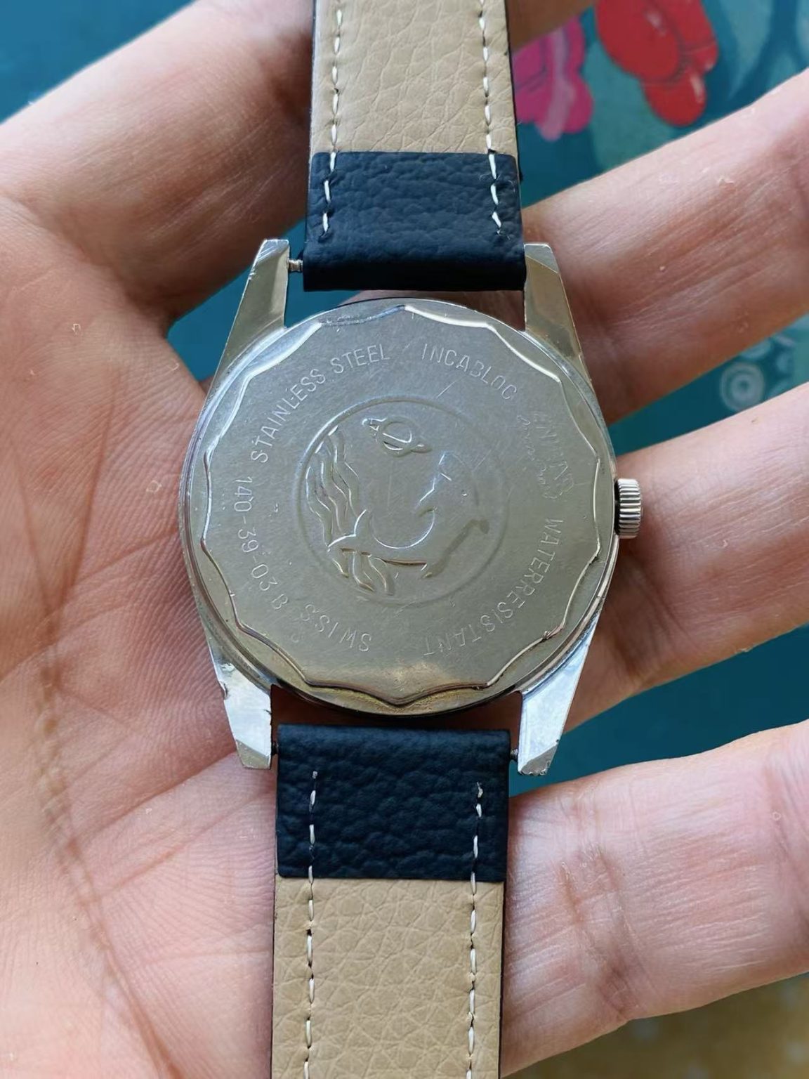 Swiss Made Enicar Star Jewels Manual-Winding Watch 17 Jewels 36MM 322-0208