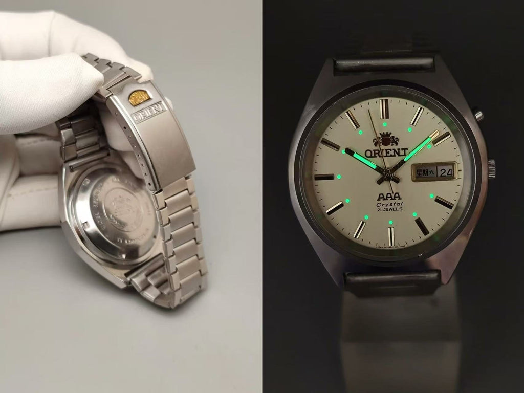 ORIENT Men's Automatic Day Date Watch Cal.46943 21 Jewels 36.5mm 323-0240