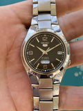Seiko Number 5 Day Date Automatic Watch 7S26 21 Jewels 37MM 325-0248