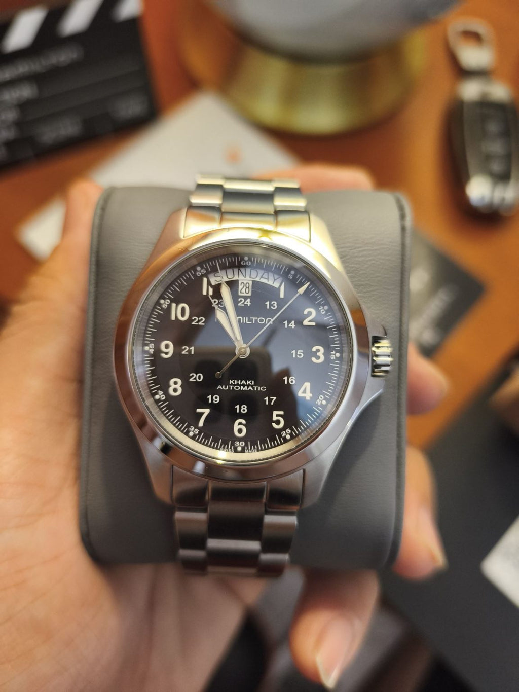 Hamilton Khaki Field King Automatic 40mm Watch H644550 Full Set 342-2200