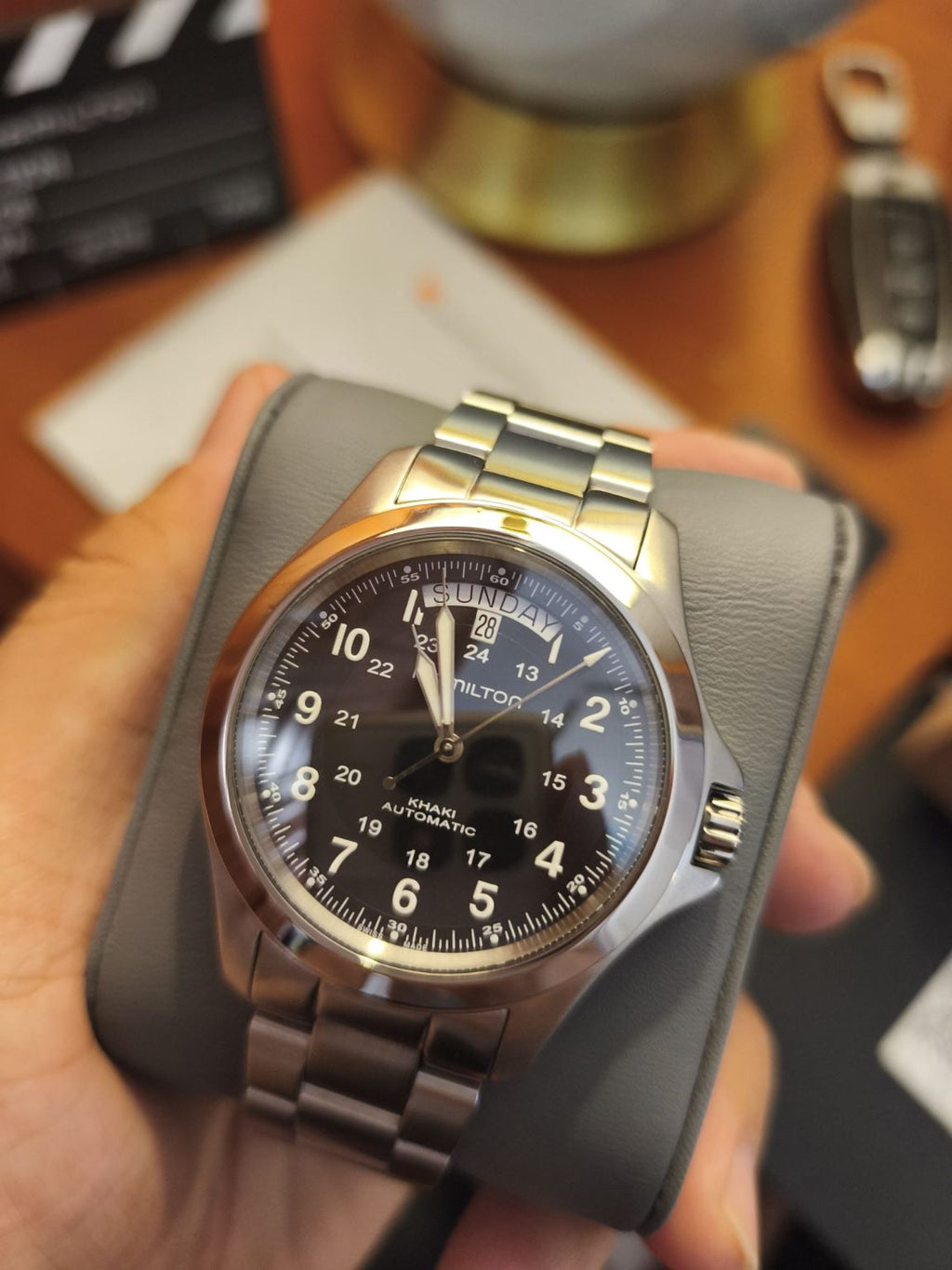 Hamilton Khaki Field King Automatic 40mm Watch H644550 Full Set 342-2200