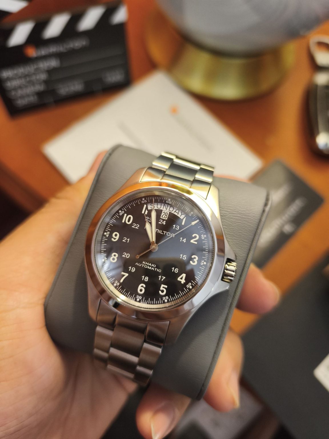 Hamilton Khaki Field King Automatic 40mm Watch H644550 Full Set 342-2200