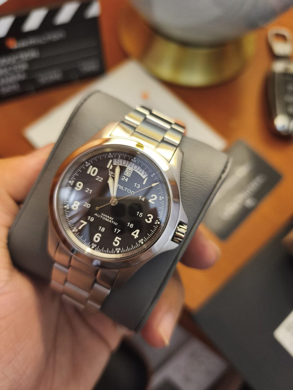 Hamilton Khaki Field King Automatic 40mm Watch H644550 Full Set 342-2200