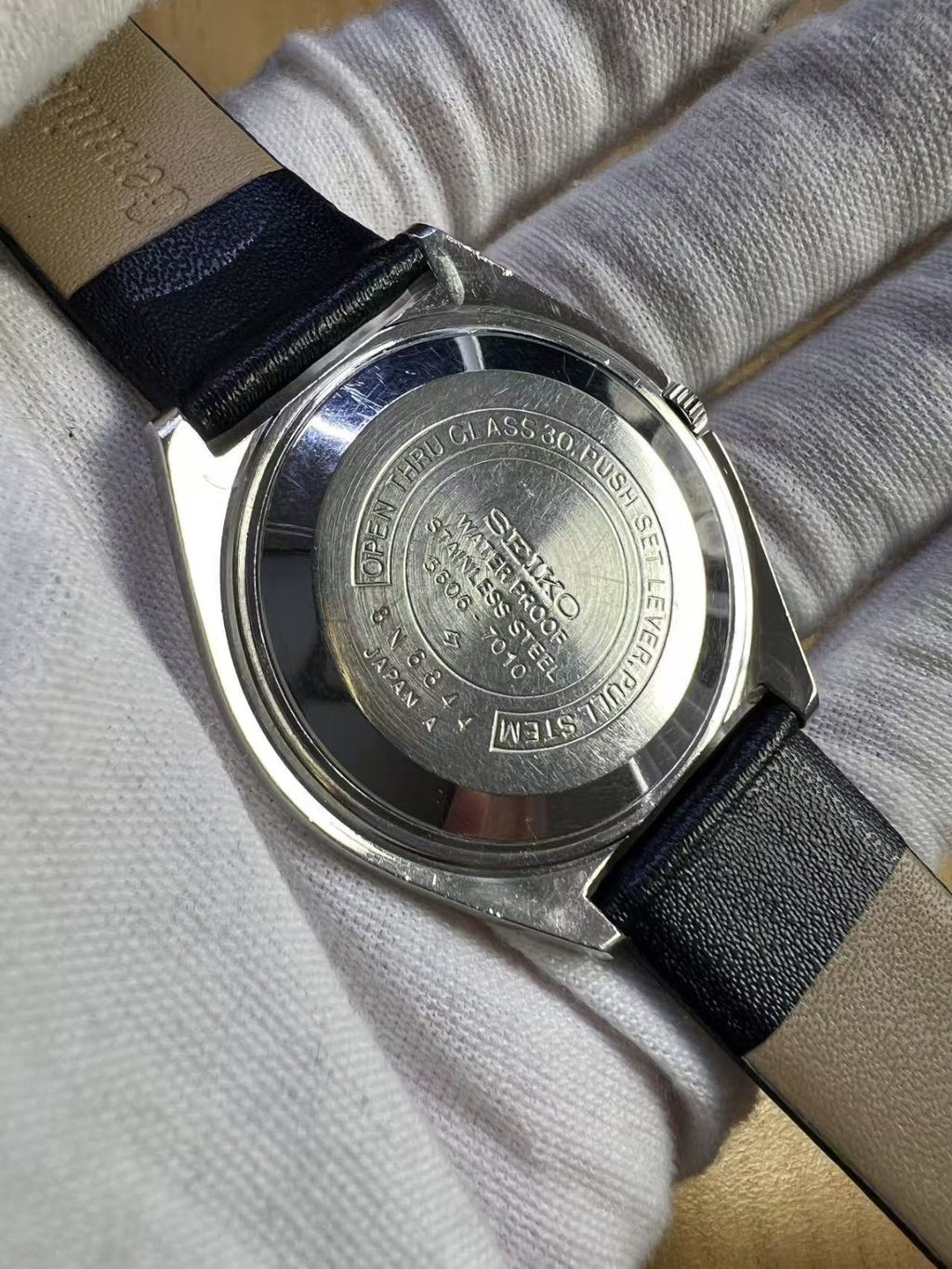 Seiko Lord Matic LM Day Date Automatic Watch 5606-7010R 25 Jewels 36MM 308-0550