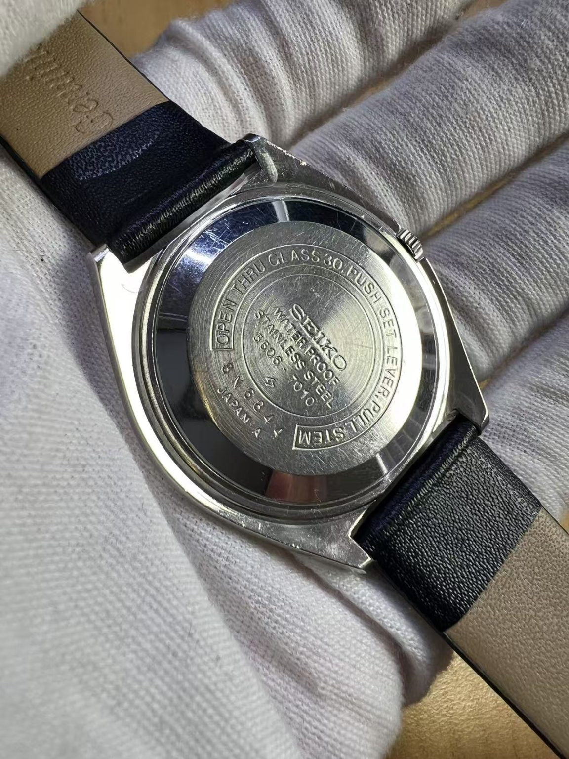 Seiko Lord Matic LM Day Date Automatic Watch 5606-7010R 25 Jewels 36MM 308-0550