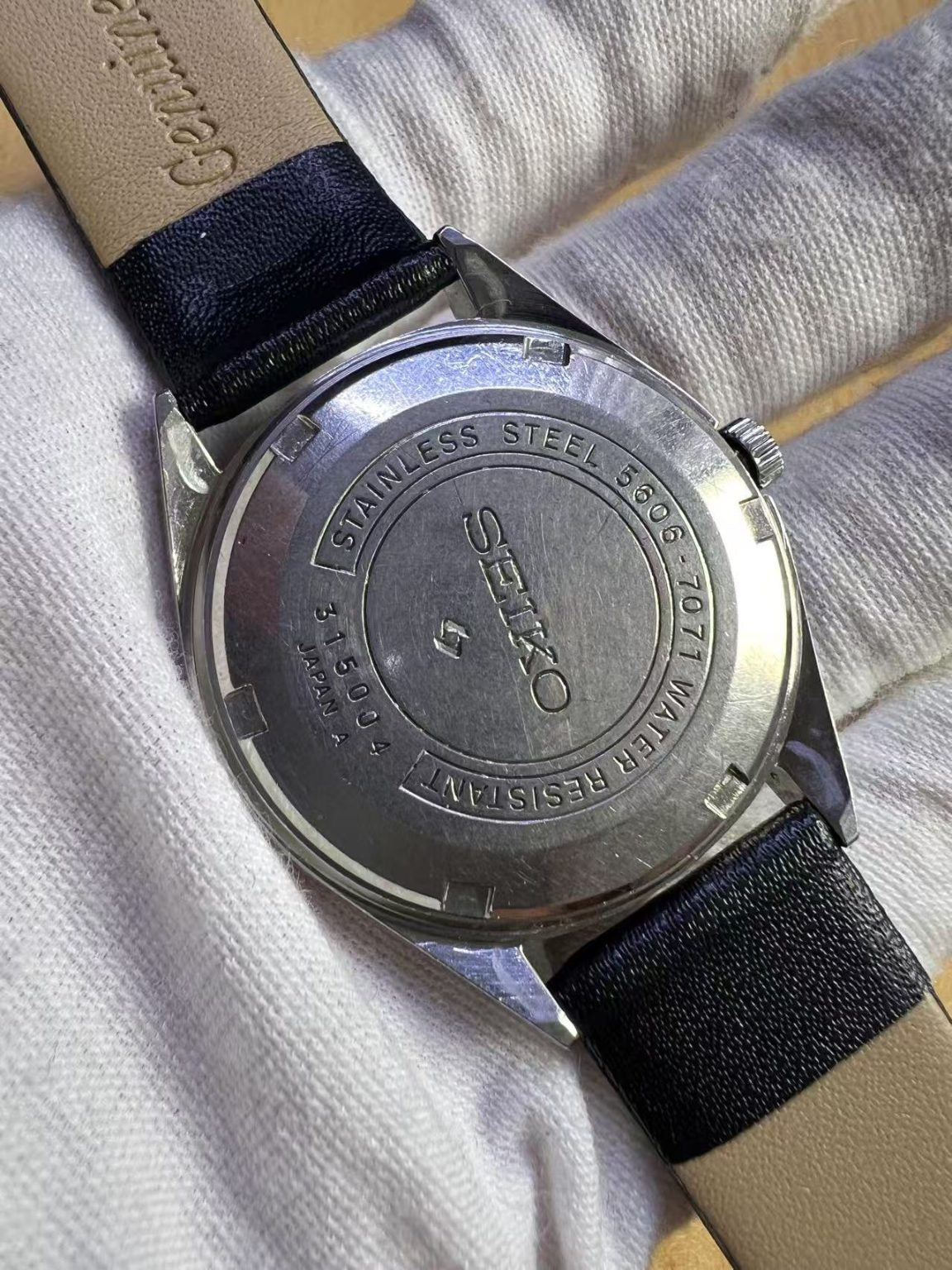 Seiko Lord Matic LM Day Date Automatic Watch 5606 23 Jewels 36MM 305-0420