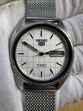 Seiko Number 5 Day Date Automatic Watch 7009 21 Jewels 36MM 314-0200