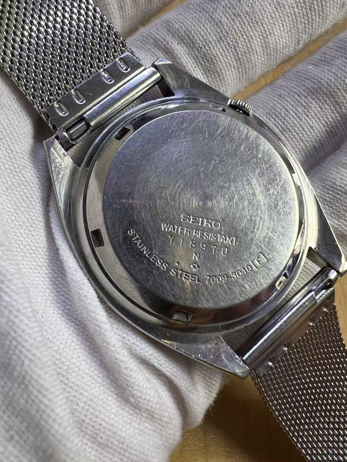 Seiko Number 5 Day Date Automatic Watch 7009 21 Jewels 36MM 314-0200