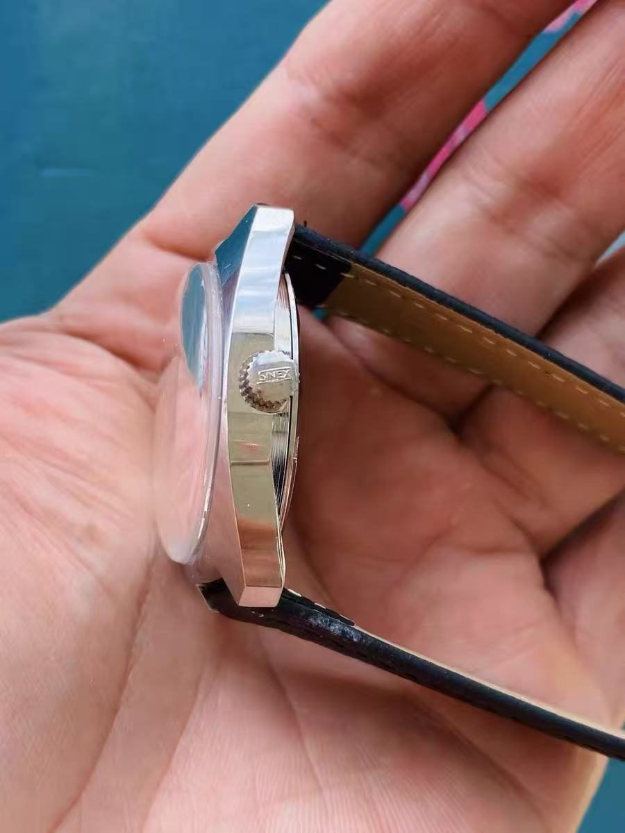 Swiss Made Sinex Genève Manual-Winding Watch 6640 17 Jewels 36MM 331-0198