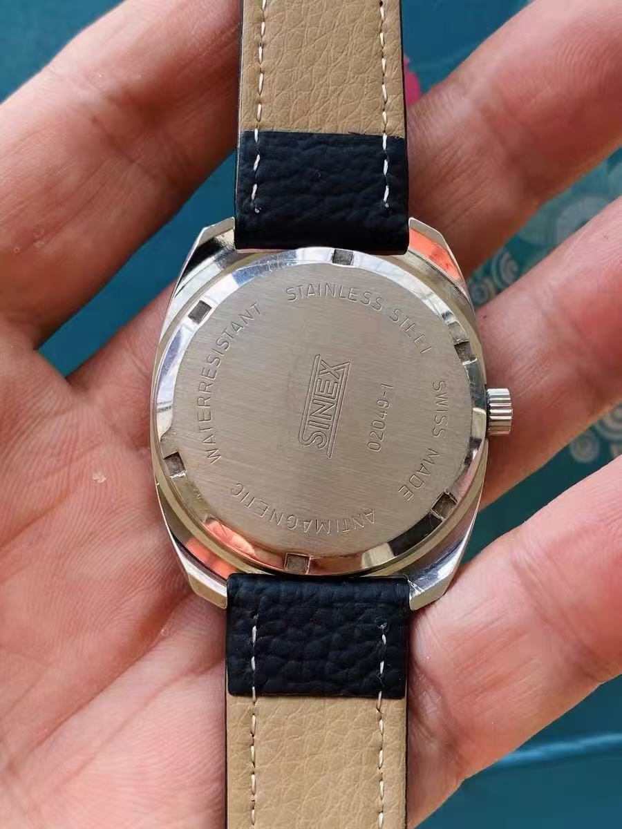 Swiss Made Sinex Genève Manual-Winding Watch 6640 17 Jewels 36MM 331-0198